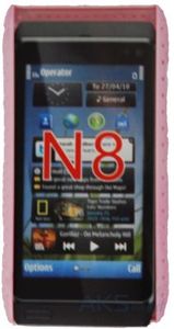 מארז פלסטיק עבור Nokia N8 ורוד