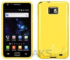 SGP Ultra Capsule סדרת קייס Reventon צהוב השני לi9100 Samsung Galaxy S