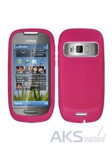 מקרה למקרה עור סיליקון C7 נוקיה