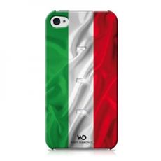 יהלומים הלבן הדגלאיטליה עבור iPhone 4/4S (1110FLA04)