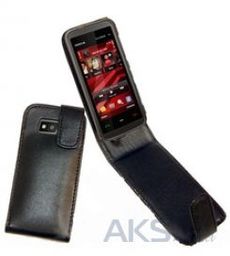 מקרה עבור Nokia 5530 XpressMusic (Flip Down, שחור)