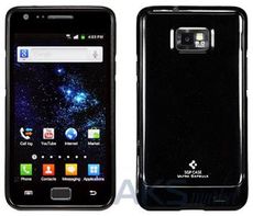 SGP Ultra Capsule קייס סדרת נשמה שחורה לשני i9100 Samsung Galaxy S