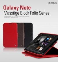 Zenus Masstige בלוק Folio לסמסונג גלקסי הערת N7000