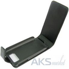 מקרה עבור Nokia E66 (Flip Down, שחור)