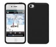 4 Case-iPhone סיליקון השחור